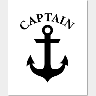 I'm The Captain with Anchor Posters and Art